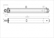 Гидроцилиндр ЦГ-125.63х1125.14