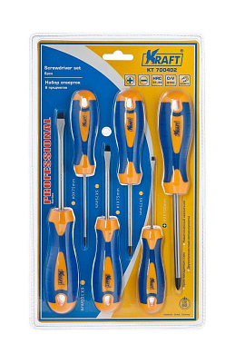 Набор отверток Kraft 6 шт. (700402)