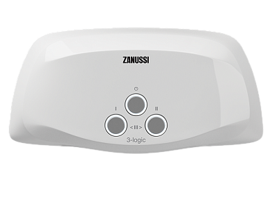 Водонагреватель проточный Zanussi 3-logic 6,5 T (кран)